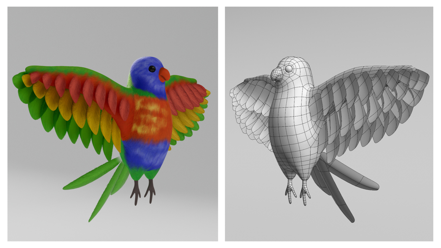 Node3DLorikeet Node3DLorikeet